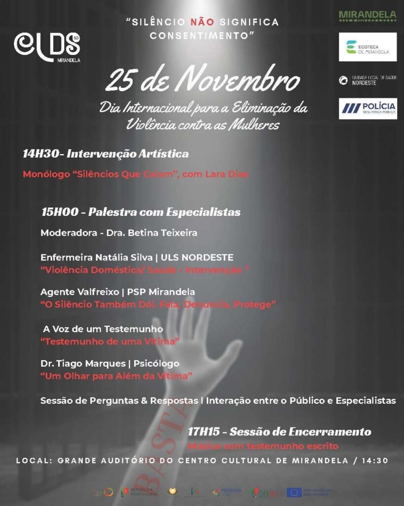 Eixo 2 - Dia internacional para a eliminação da violência contra as mulheres